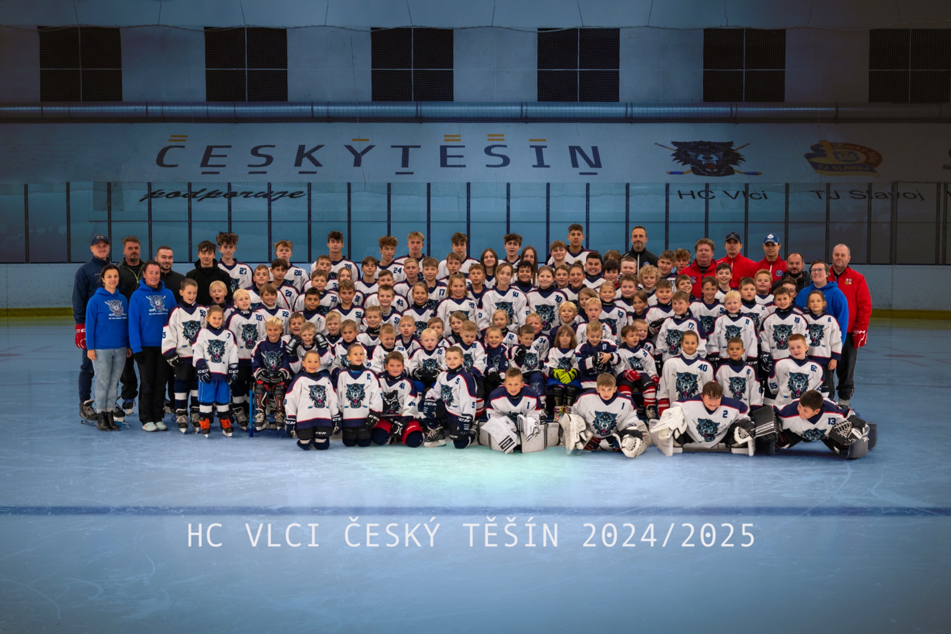 Týmové hokejové focení