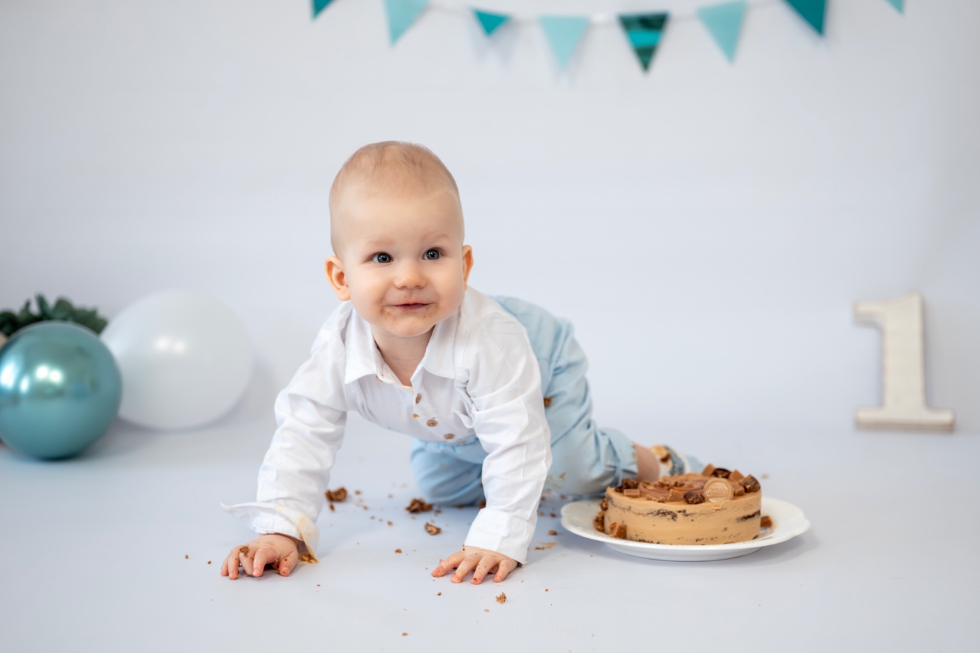 Narozeninové focení s dortem